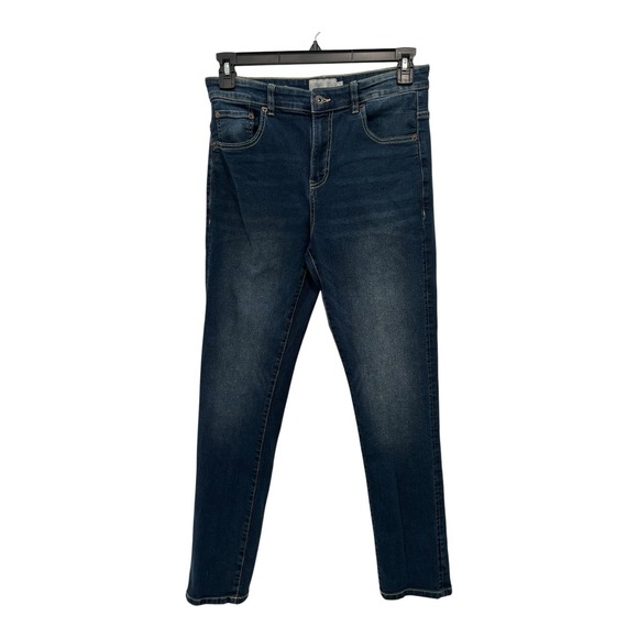 Lucky Brand Jeans Girls 20 Blue Classic Straight Stretch Dark Wash Mid Rise Fade - Picture 1 of 10